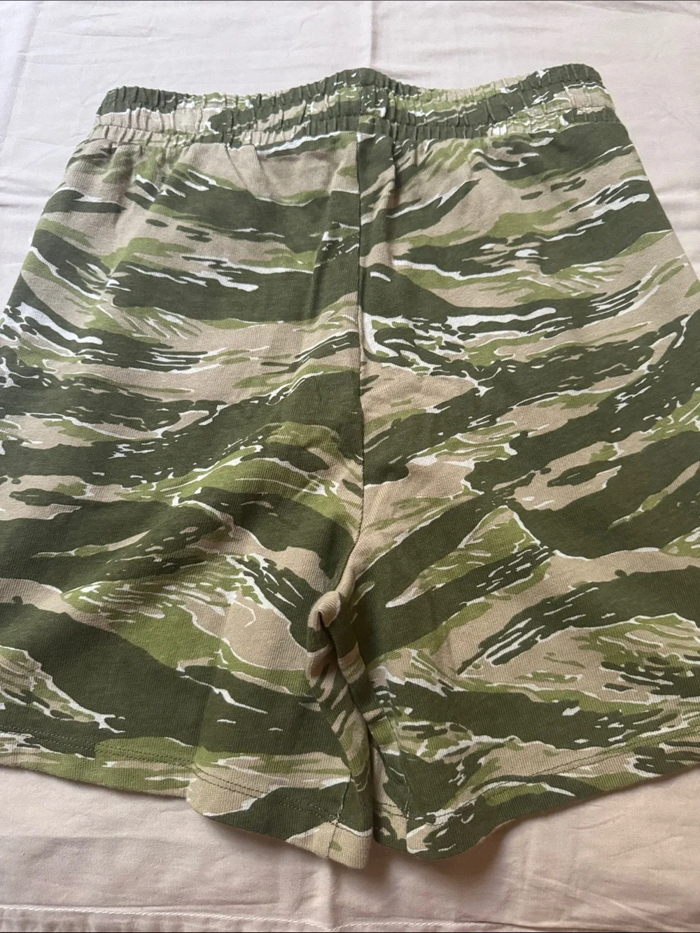 GAP Green and Tan Camo Elastic-Waist Kids Shorts